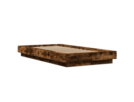 VIDAXL Cama Ahumada Marrón (212x110x23cm)