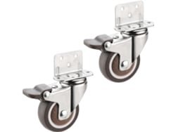 Ruedas Rodamientos 1,5 Pulgadas Freno Para Muebles