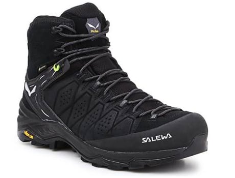 Zapatillas Deportivas SALEWA Ms Alp Trainer 2 Mid Gtx Hombre (Negro - Gamuza, Tejido - 44,5)