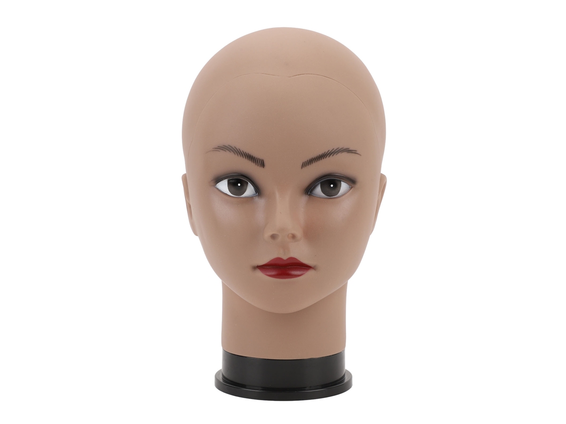 Cabeza De Muñeca Femenina Calva Para Maquillaje Y Confección De Pelucas.