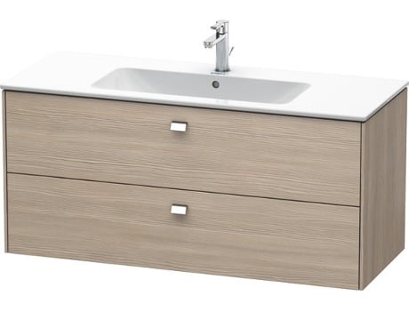 Mueble bajo lavabo DURAVIT Brioso de pared 122,0 x 47,9 cm con 2 cajones incl. hueco para sifón y delantal para lavabo ME by Starck 233612