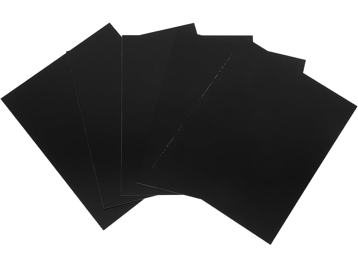 100 Láminas Metálicas Aluminio Anodizado X 125 X 0.5 Mm,