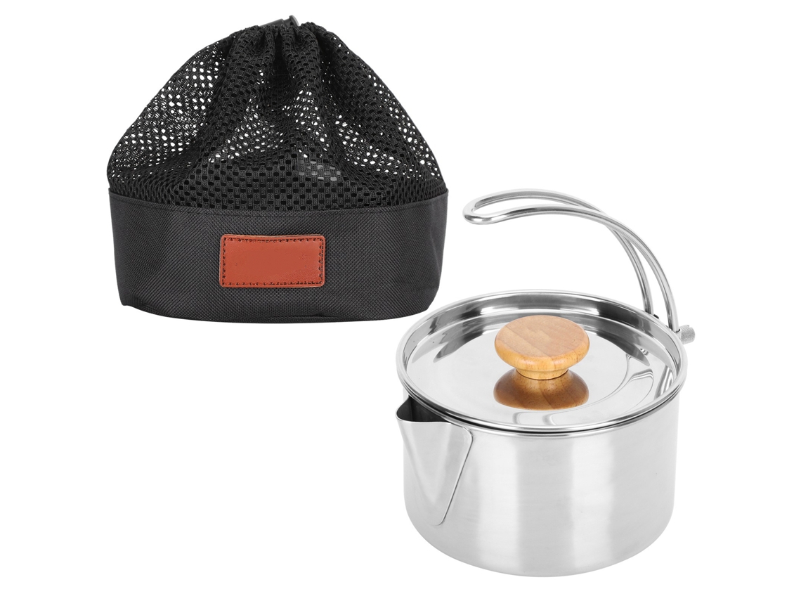 Hervidor Plegable De Acero Inoxidable Para Café, Té, Camping, Picnics Y Barbacoas.