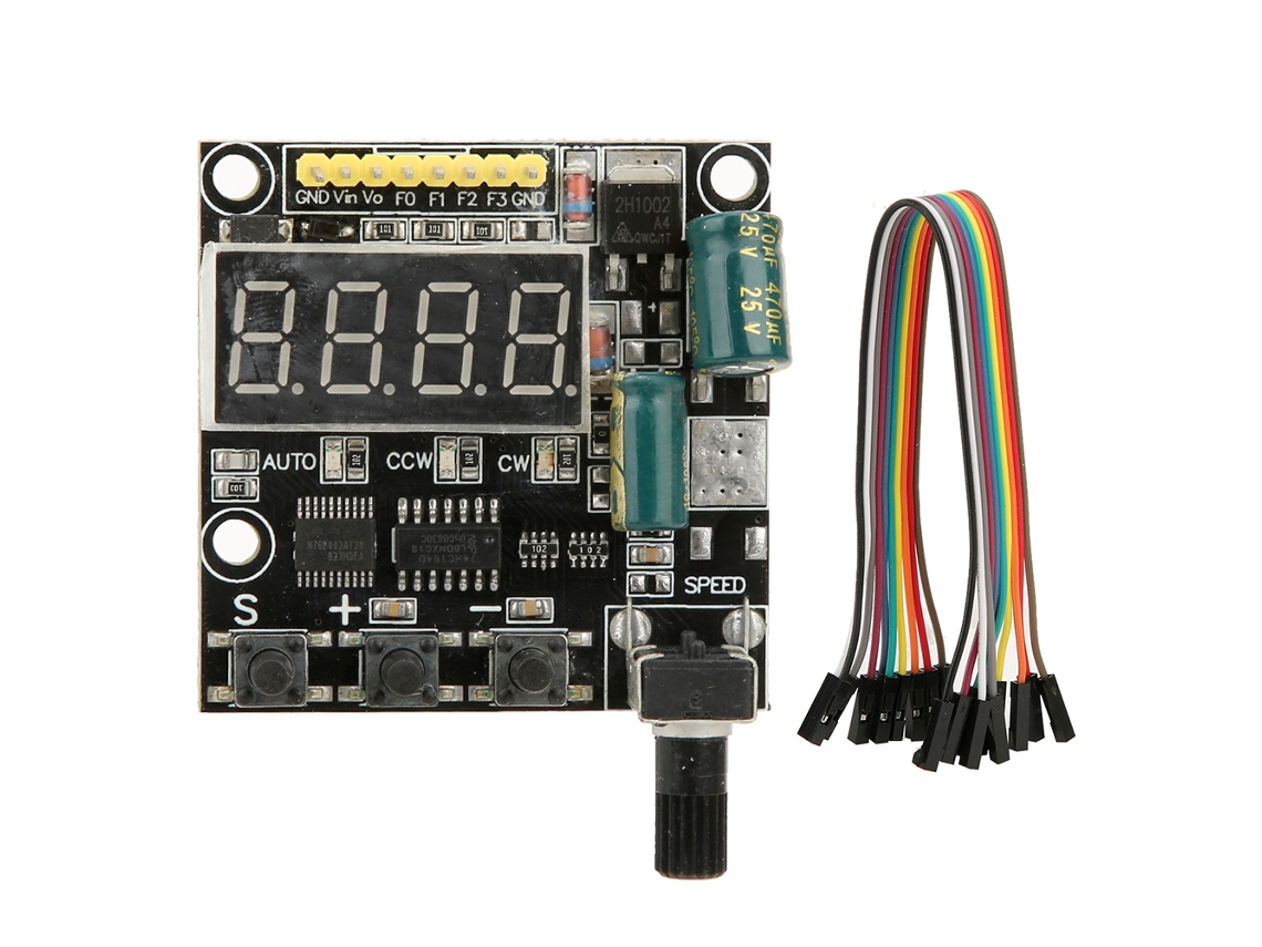 Módulo controlador de motor Control de velocidad PWM automático/manual Motor de CC CW/CCW