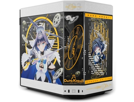 Caja PC HYTE Atx Hyte Y60 Oro Kronii Blanco