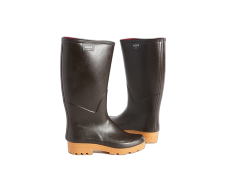 Botas de Mujer AIGLE Lluvia Chambordpro Marrón (41)
