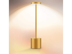 Candeeiro De Mesa Recarregável Lx - 1 Peça - Ouro (Nova Versão De Actualização) JEIIBRZUI