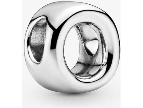 Charm PANDORA Letra O (Plata - Plateado - Talla Única)