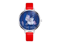 Reloj De Pulsera De Moda Para Mujer Con Diseño De Cielo Estrellado En Aleación Y Correa De Cuero Sintético, Movimiento De Cuarzo Informal (gris).