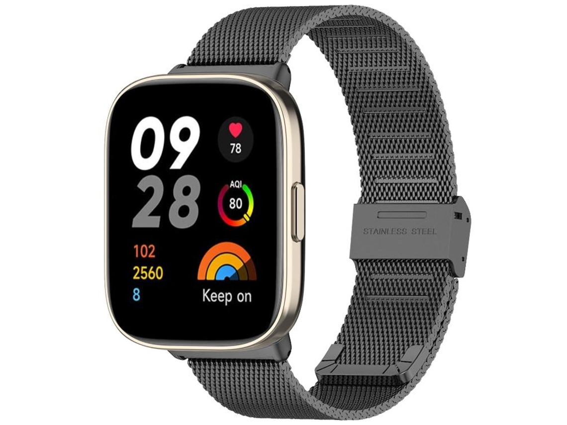 Pulsera para Redmi Watch 3 - Malla de acero - Hebilla metálica