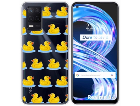 Carcasa Realme 8 5G / Narzo 30 5G TUMUNDOSMARTPHONE Dibujos Transparente Multicolor