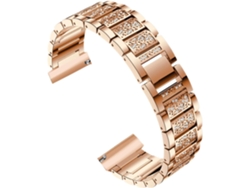 Correa de metal para reloj, compatible con frecuencia cardíaca, diseño creativo, ideal para uso diario. Gokoco