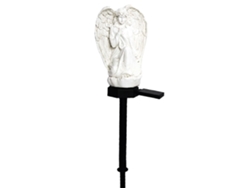 Elegantes luces solares de ángel, decoración exterior impermeable con carga automática para jardín, césped, patio y decoración exterior.
