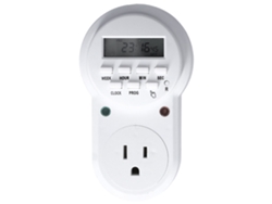 Enchufe Con Temporizador Digital Programable, 24 Horas Al Día, 7 Días A La Semana, Para Luces Y Electrodomésticos.