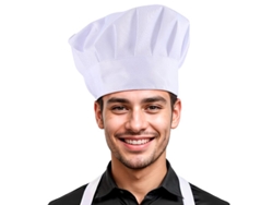 Gorro de Chef blanco clásico adulto