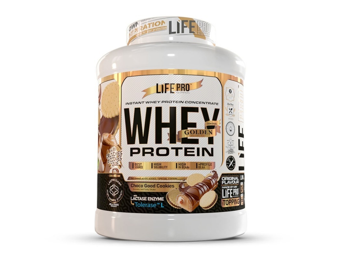 Whey Gourmet 2Kg LIFEPRO: Sabor Chocolate Buenas Galletas