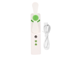 Atomizador USB Nanometer, pulverizador hidratante portátil de mano con ventilador.