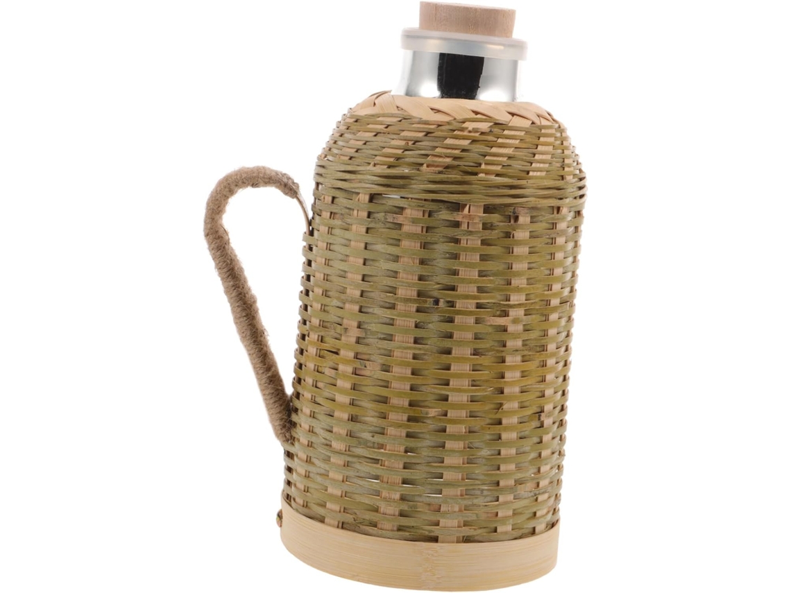 Taza, Té, Vaso, Bambú, Hervidor Térmico Doméstico De 13 L Con Revestimiento De Bambú Y Vidrio.