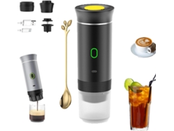 Cafetera portátil 3 en 1 de cápsulas, con calentamiento y frío automáticos, Eifson (negra)