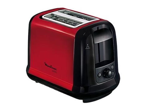 Moulinex Subito 2 Rebanadas 850 W Negro Rojo