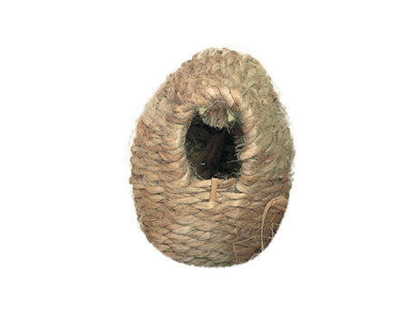 Nido ovalado de sisal para pájaros exóticos