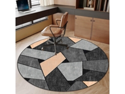 Alfombrilla para silla de oficina, protector de suelo para gamers, suelos duros | Redonda