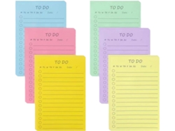 300 Hojas De Papel De Notas De Colores De 6x4 Pulgadas, Autoadhesivas, Con Líneas