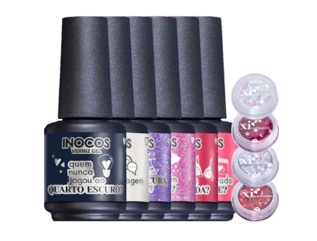 Conjunto de Esmaltes de Gel INOCOS Colección Quién Nunca