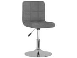 Maison Exclusive - Sillas De Comedor Giratorias 4 Unidades Tela Gris Claro