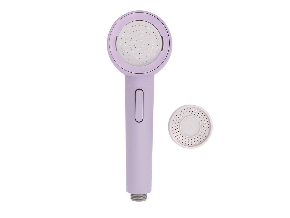 Cabeça De Ducha Filtrada Com Pressão Ajustável, Modos De Fluxo Múltiplos E Anti-obstrução, Roxa
