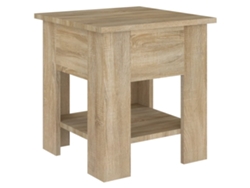 Mesa de Centro de Apoyo 40X40X42 Cm Madera Procesada Roble Sonoma