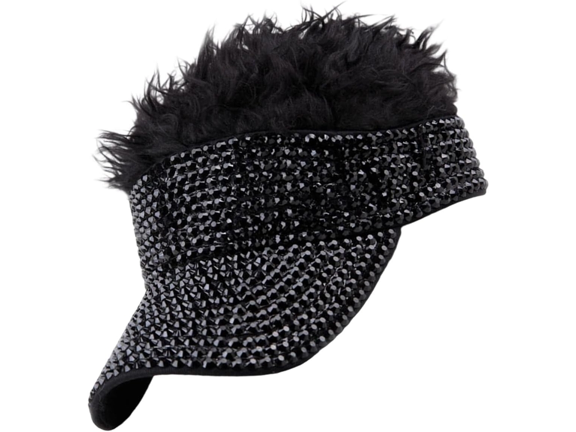 Gorra de béisbol elegante con apliques de pedrería SFUSHOS