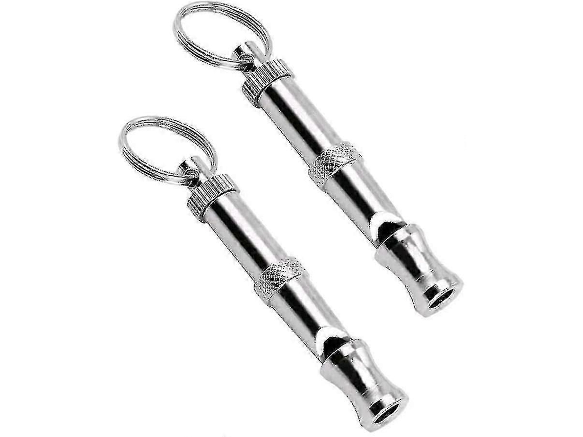 Apito Profissional Ultrassônico De Alta Frequência Para Cães (pacote Com 2) Prata