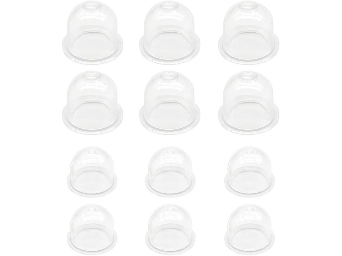 2026-12 Bombillas De Priming Blancas 19mm Y 22mm Para Cortacésped, Motosierras Y Maquinaria De Jardín