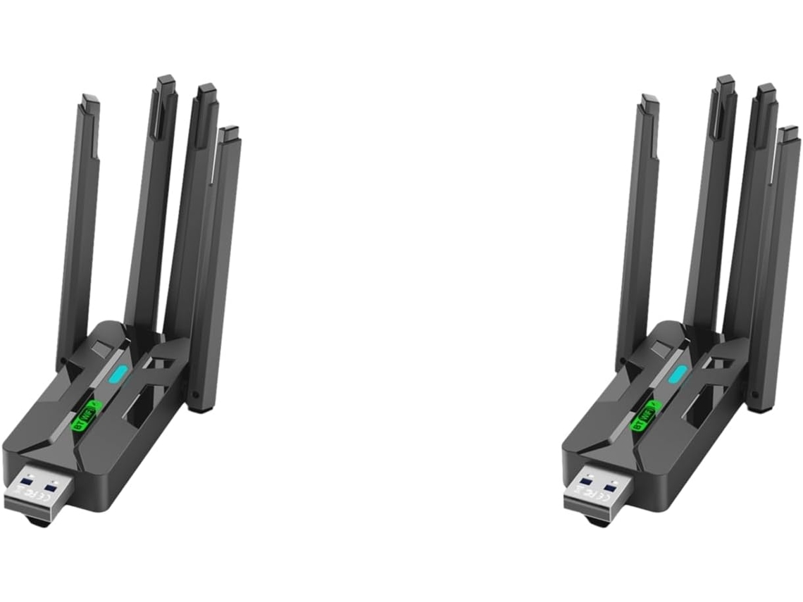 2 Adaptadores Usb Wifi 6 Ax900 De 2,4 Ghz + Bluetooth 5, 4, Dongle Wifi 4