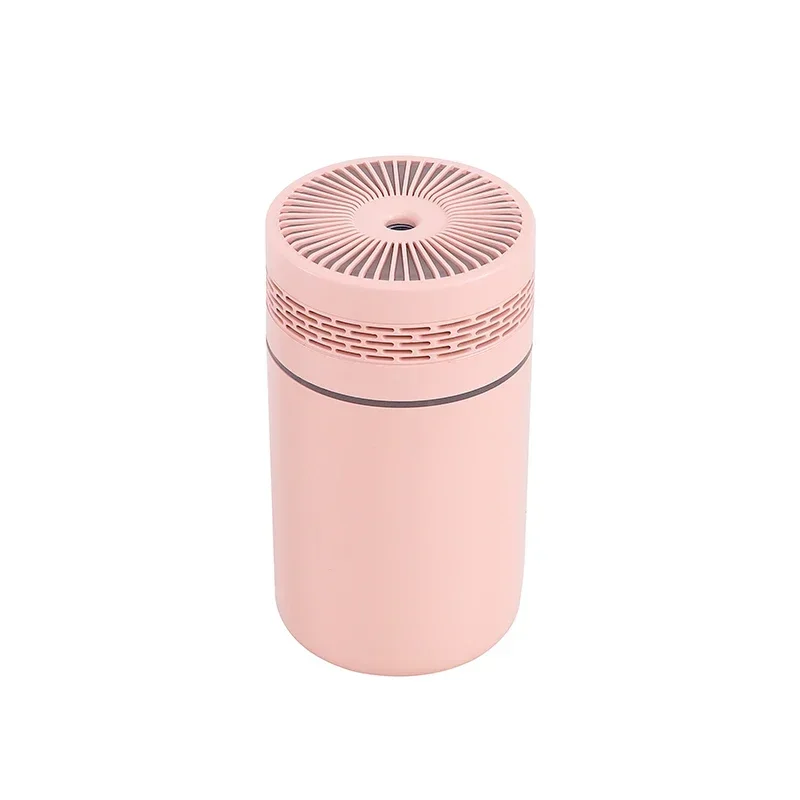 Purificador de aire silencioso para dormitorio con alta emisión de niebla, humidificador para coche Mdug (rosa)