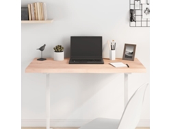 Tablero De Mesa | Superficie De Mesa | Tablero De Escritorio Madera Maciza Roble Sin Tratar 100x50x(2-4) Cm Wsd23442