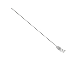 2026-tenedor De Barbacoa Retráctil De Acero Inoxidable 21.5x2.5cm Herramienta Para Bbq Y Cena