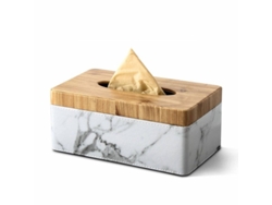 2026da-cubierta De Caja De Pañuelos Rectangular Moderna Con Diseño De Mármol Blanco Para Hogar Y Regalo