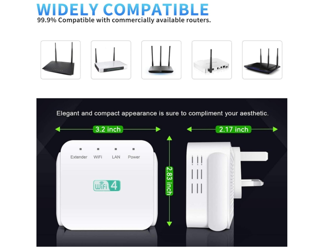 Extensor WiFi, amplificador WiFi, repetidor WiFi, extensor de