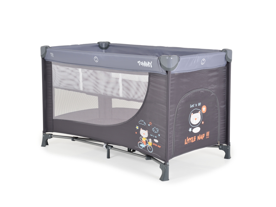 Cuna plegable Tommy Grey Moni Moni