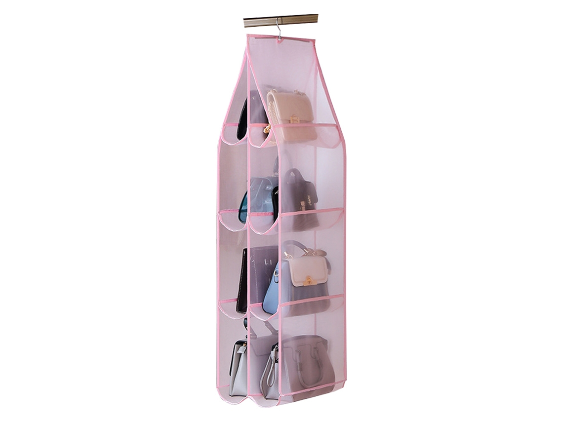 Organizador Bolsos Colgantes Bolsillos JEIIBRZUI Rosa (37x18x4cm)