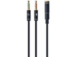 Adaptador GEMBIRD Jack Hembra para Macho (Audio y Micro)