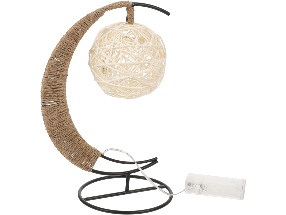 Lámpara de noche en forma de luna con temática Sepak Takraw, decoración LED en forma de luna para Vayotoy.
