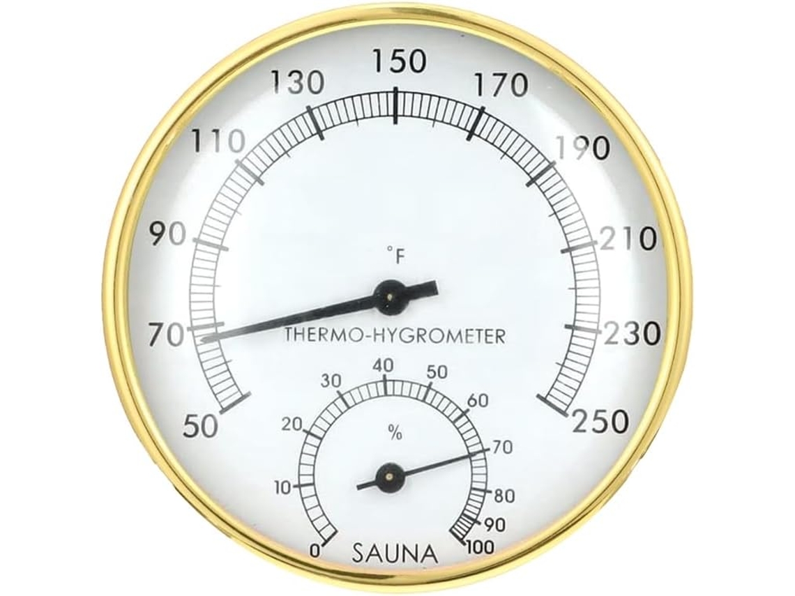 Termómetro E Higrómetro 2 En 1 Para Sauna, Monitor De Temperatura Y Humedad.