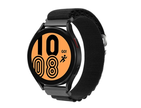Correa de reloj inteligente para Realme Watch 3/Amazfit GTR4/4 Pro Correa universal de nailon (negro)