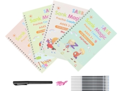 Cuaderno de práctica de escritura a mano para niños de 4 piezas, para preescolar, educación en el hogar, escuela, guardería y