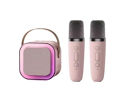 Altavoz Con Micrófono Bluetooth Para Reuniones, Canto Al Aire Libre En La Playa Y Cine En Casa (rosa)