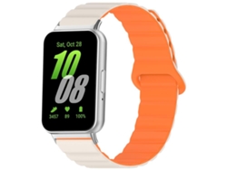 Pulsera para Samsung Galaxy Fit 3 - Cierre magnético de silicona brillante