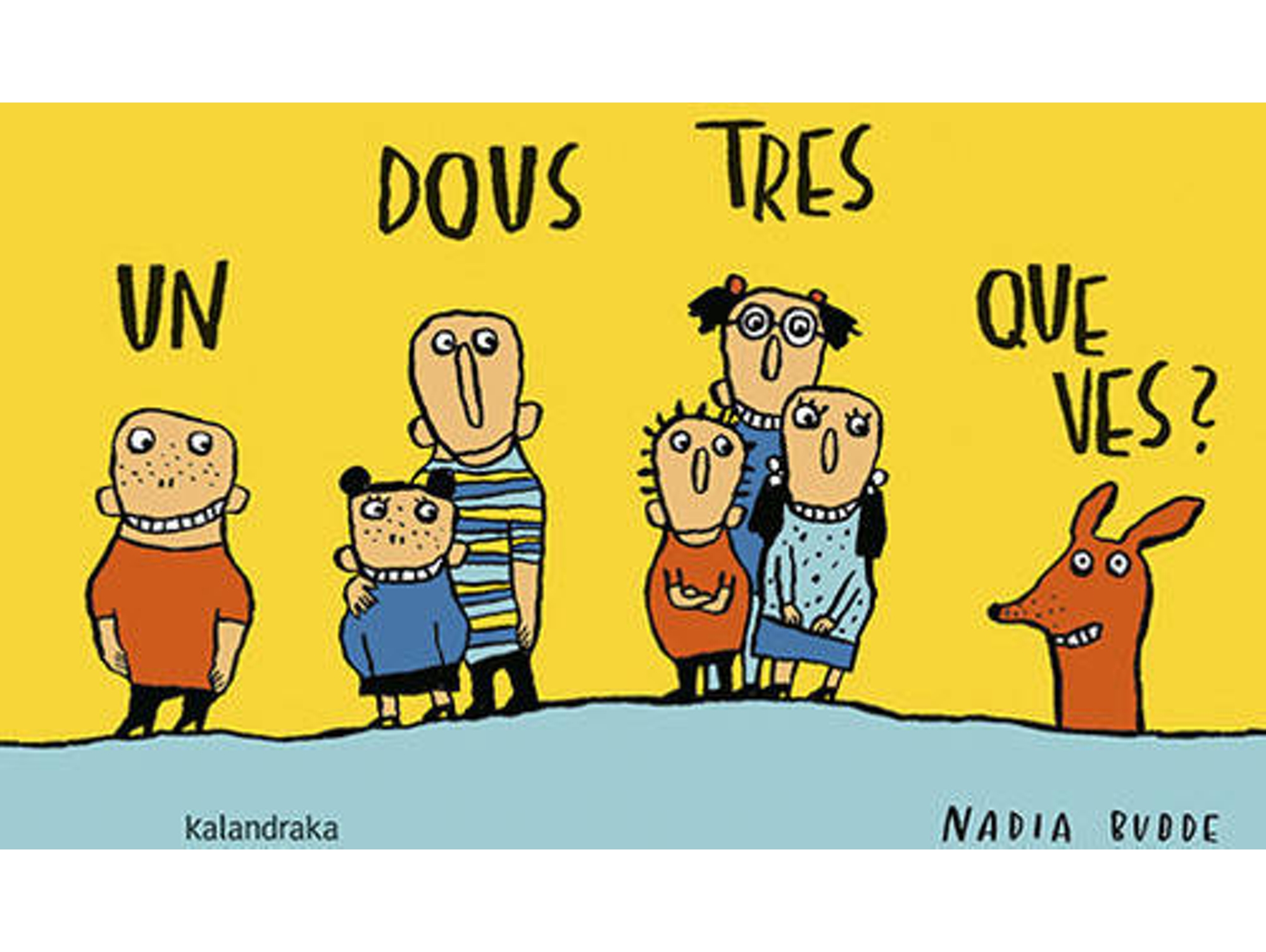 Libro Un, Dous, Tres, Que Ves? de Nadia Budde (Galego)